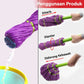 Easy Self Wringing Twist Mop,Microfiber Squeeze Mop