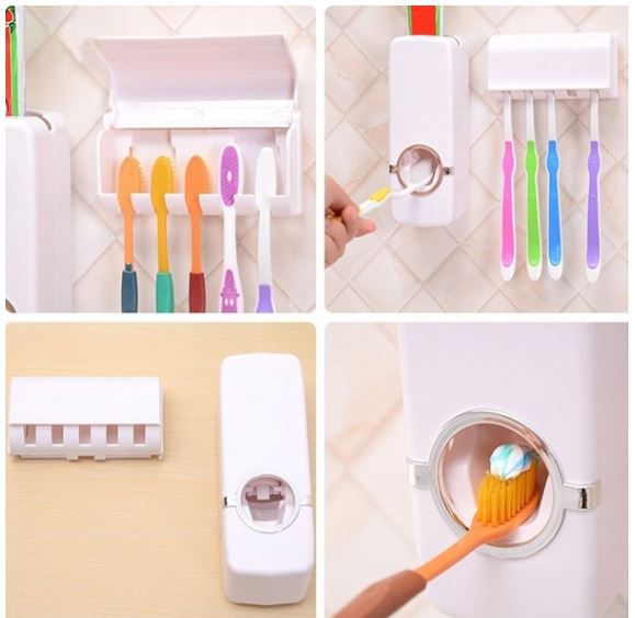 Automatic Toothpaste Dispenser & Holder