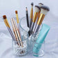 Acrylic 3 Compartment Cosmetic Brush Holder