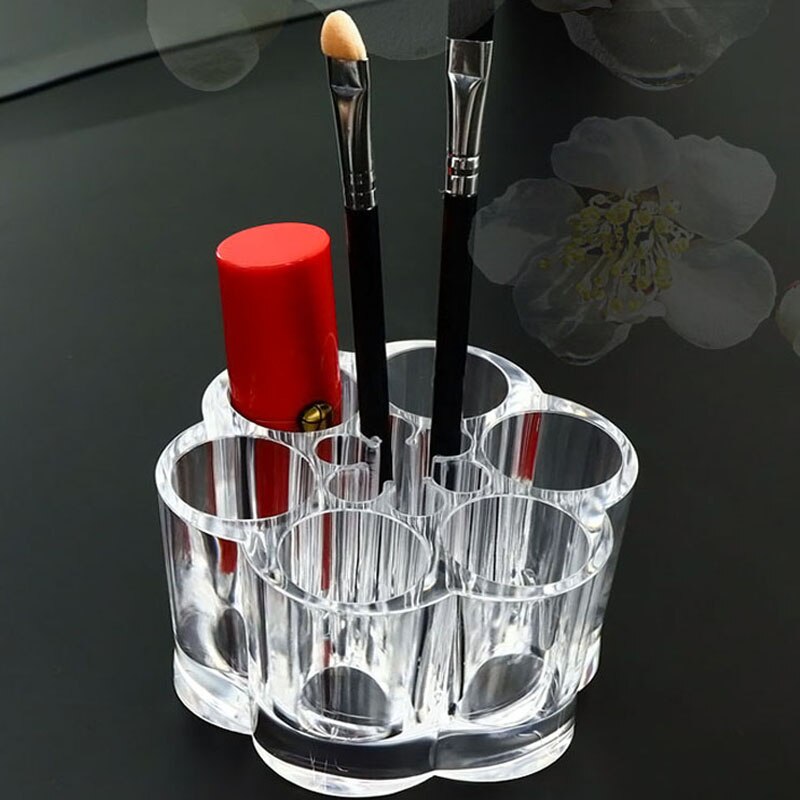 Acrylic Lipstick Organizer Flower Shape