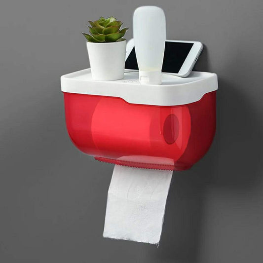 Tissue Roll Holder Adhesive Wall Mounted