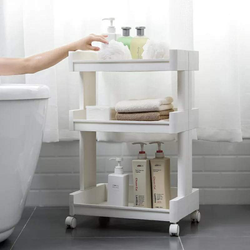 Multi Purpose 3 Layers Storage Rack With Wheels