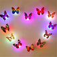 6 Pc LED Butterfly Decoration 3D Wall Stickers