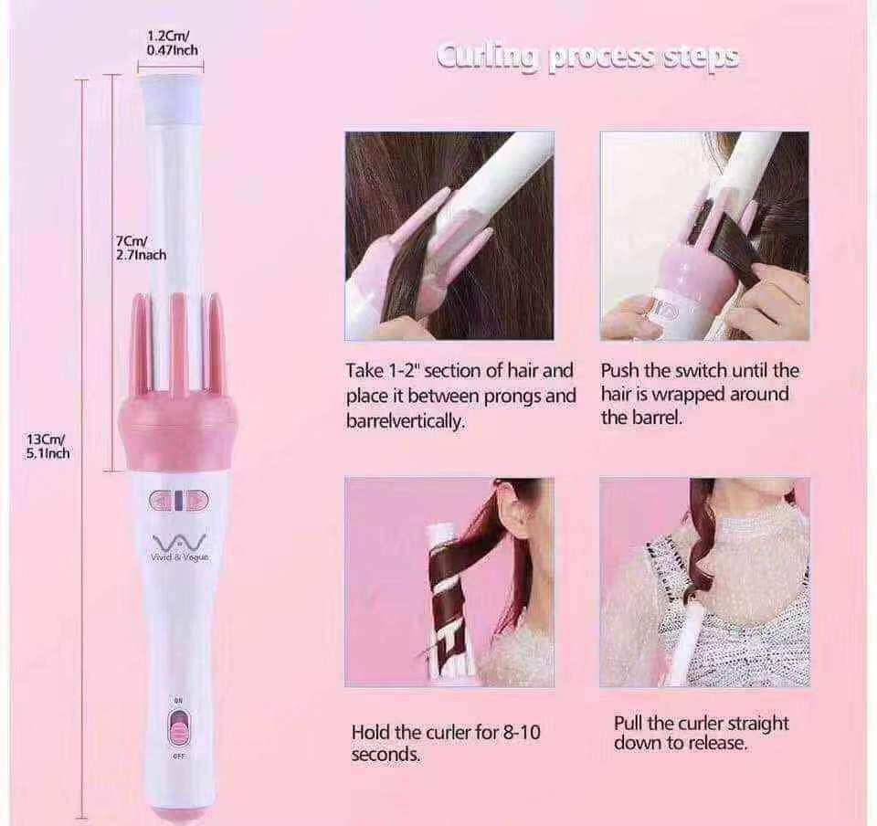 Automatic Hair Curler Double Rotation