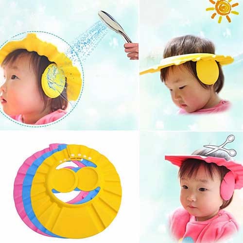 Baby Shower Cap With Ear Protection