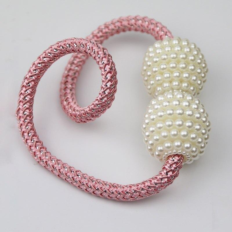 2 pcs Curtain Holding Pearl Magnetic Clip