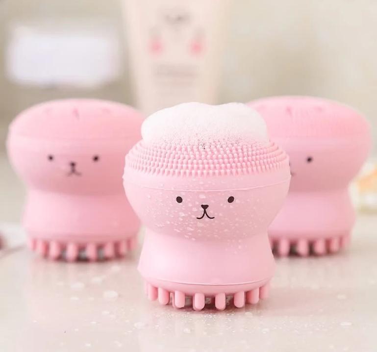 Face Cleansing Brush Silicone Mini Octopus