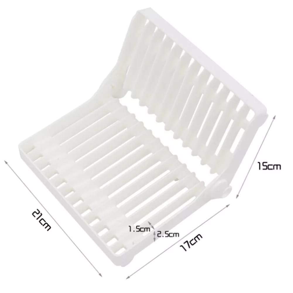 Foldable Plate Storage drain Rack