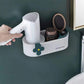 Wall Mounted Cute Hair Dryer Blower Organizer Rack