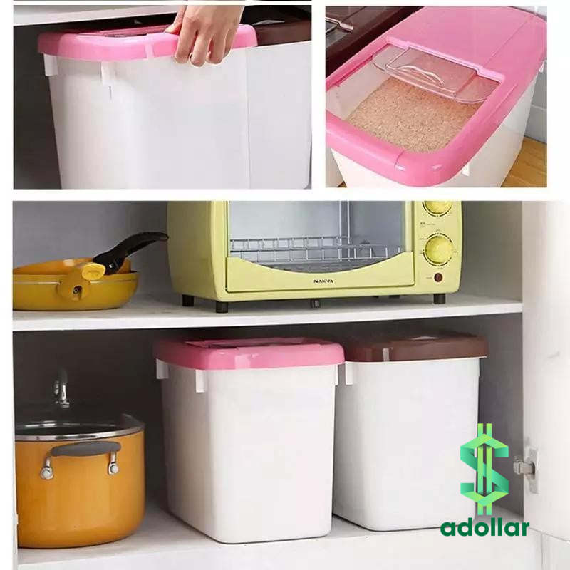 7 KG RICE FOOD STORAGE CONTAINER KITCHEN STORAGE BOX MOISTUREPROOF