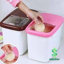 7 KG RICE FOOD STORAGE CONTAINER KITCHEN STORAGE BOX MOISTUREPROOF