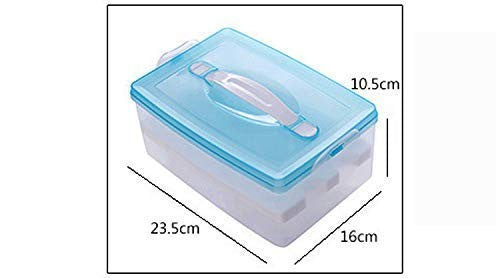 32 Grid Egg Holder Double Layer Storage Box