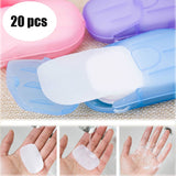 20PCS Portable Soap Paper Disposable Soap Paper