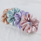 5pcs Satin Silk Scrunchies Women Elastic Rubber Hair Bands