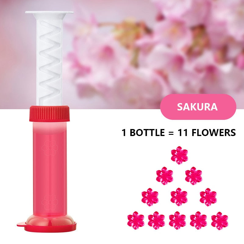 Flower Aromatic Toilet Gel Toilet Deodorant Cleaner Toilet Fragrance