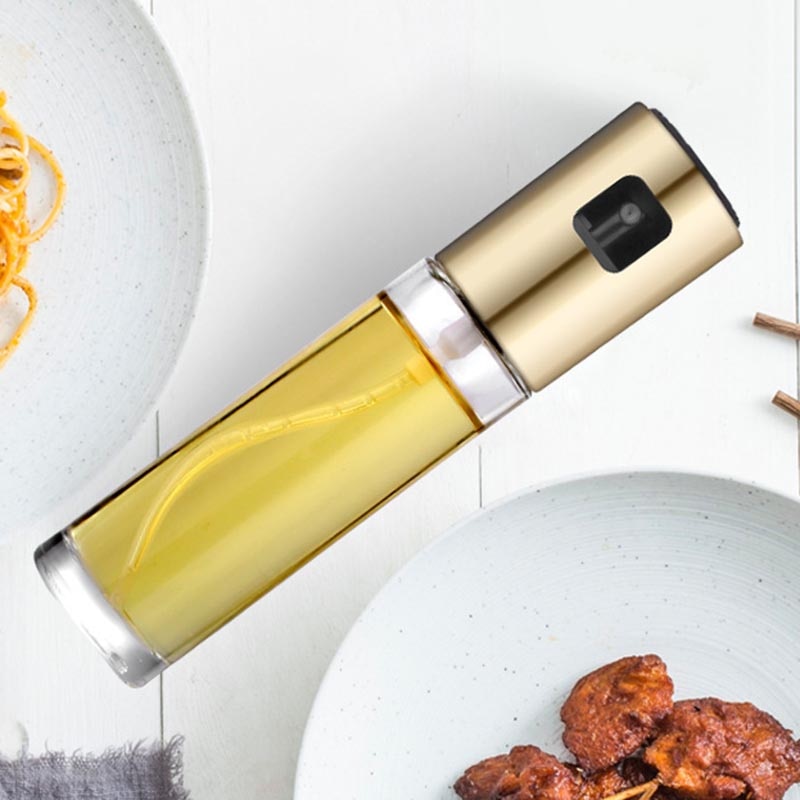 BBQ Oil Sprayer Baking Glass Olive Oil Vinegar Spray Bottle