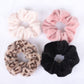 5pcs Satin Silk Scrunchies Women Elastic Rubber Hair Bands