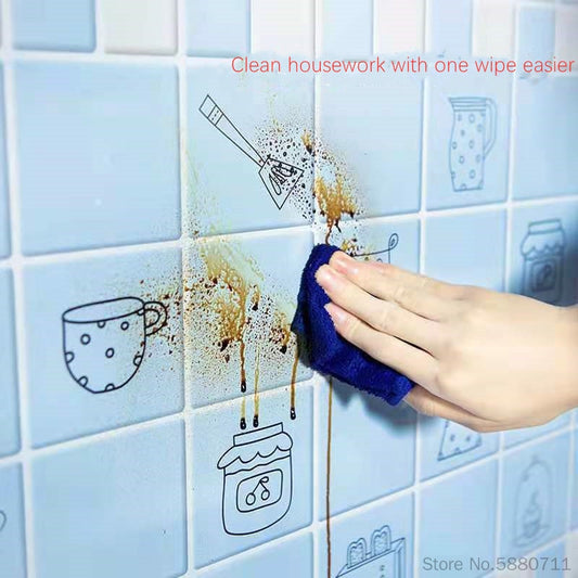 Waterproof oil-proof wall stickers kitchen decorations