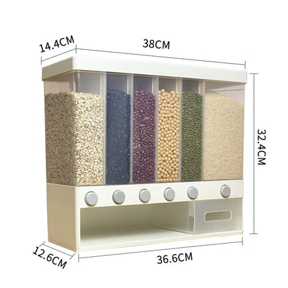 Automatic Plastic Cereal Dispenser Storage Box