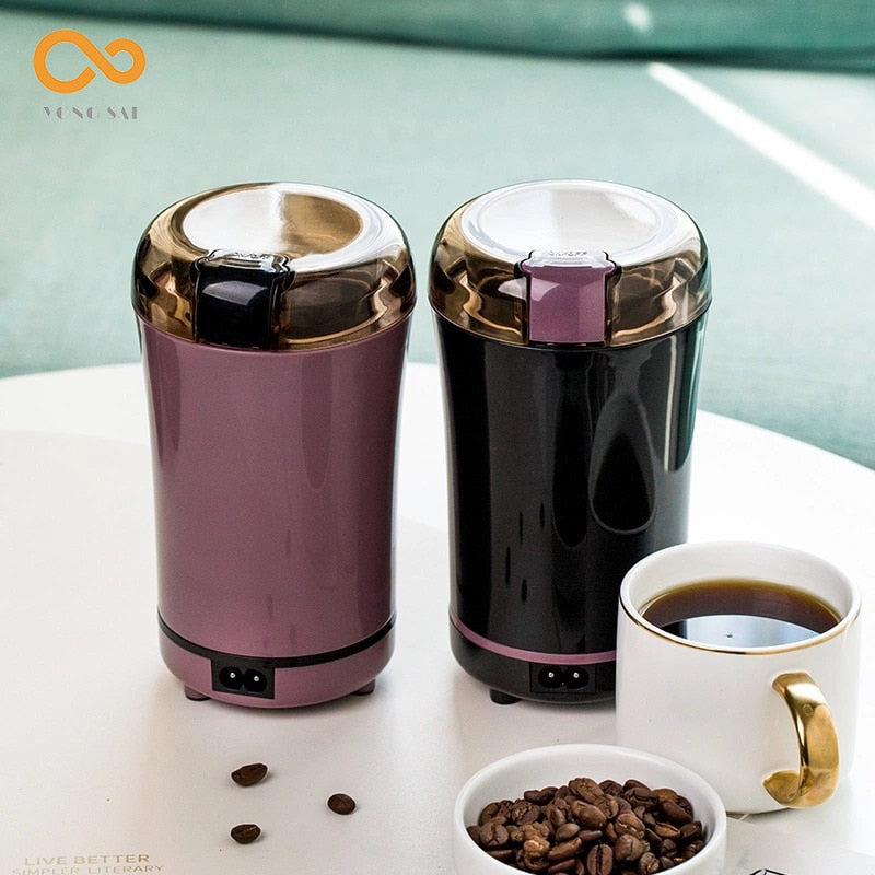 Coffee Grinder Nuts Beans Grains Mill Herbs Stainless Steel Electric Grinding Machine