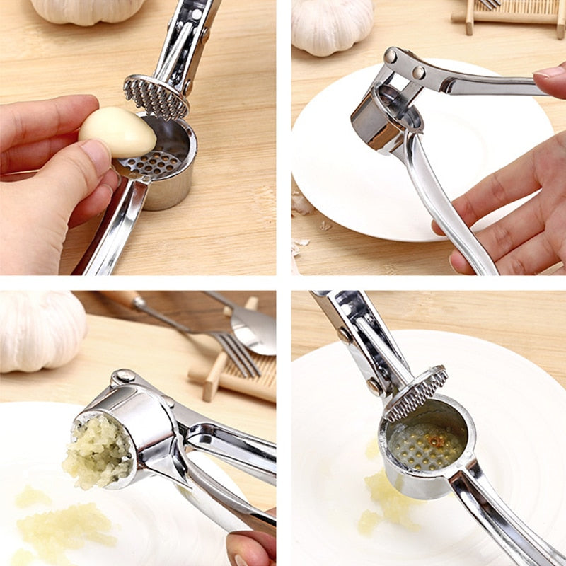 Garlic Press Crusher Vegetables Squeezer