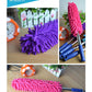 Microfiber retractable room cleaning car washing brush