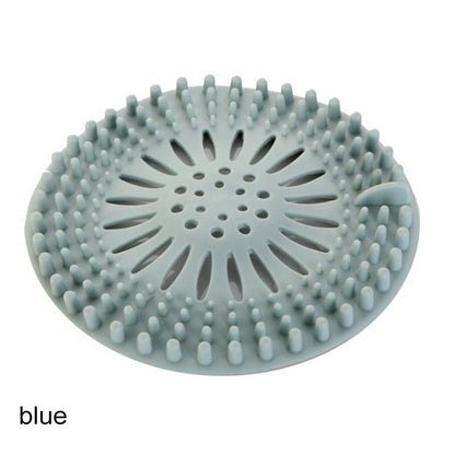 1Pcs Bathtub Supplies Drain Strainer Portable Silicone Sink Filter Hair Stopper Kitchen Accessories Bathroom Shower Drain Covers