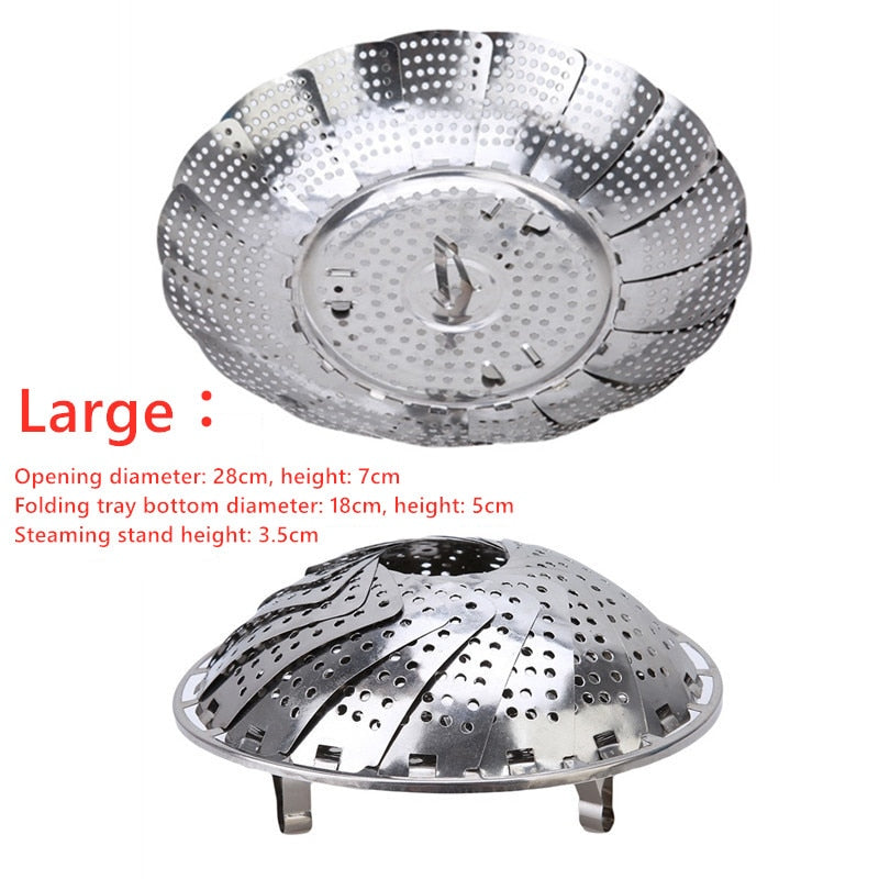 Stainless Steel Lotus Steaming Tray