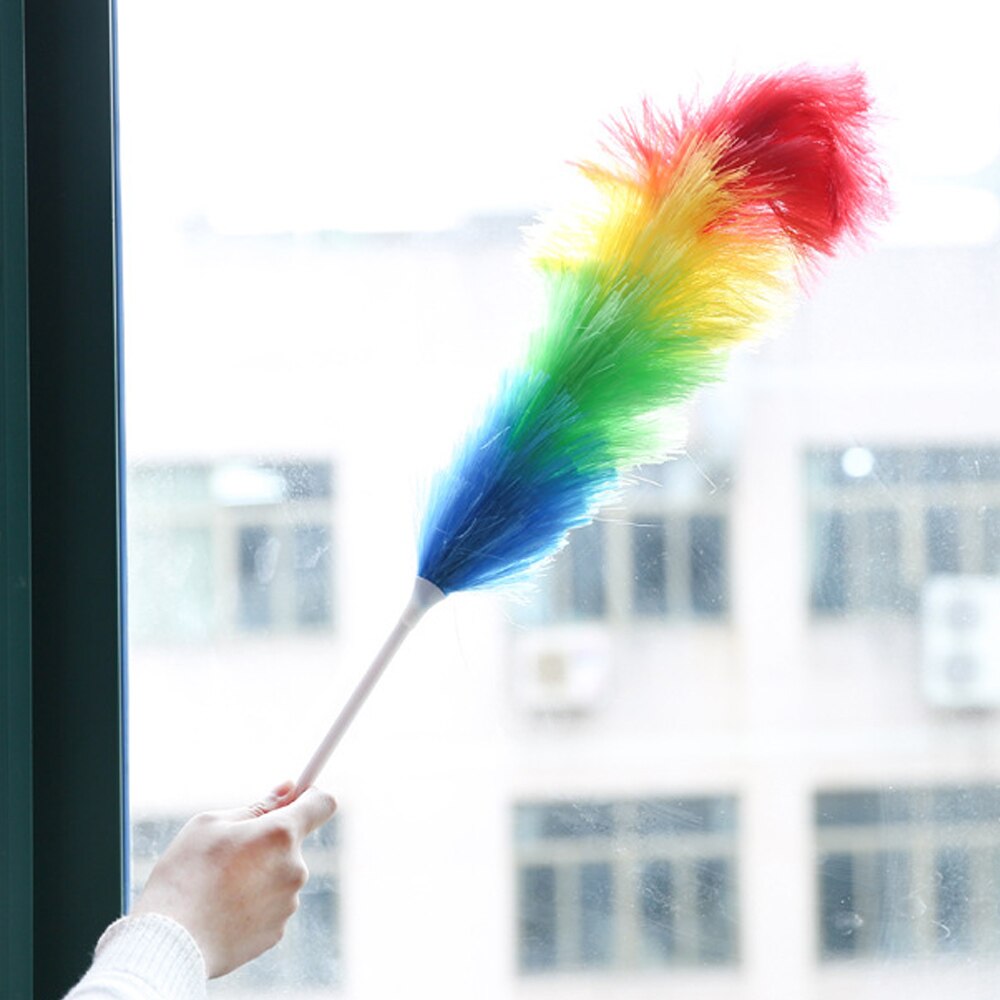 Multicolor Duster Practical Magic Anti Static Feather Broom