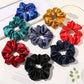 5pcs Satin Silk Scrunchies Women Elastic Rubber Hair Bands