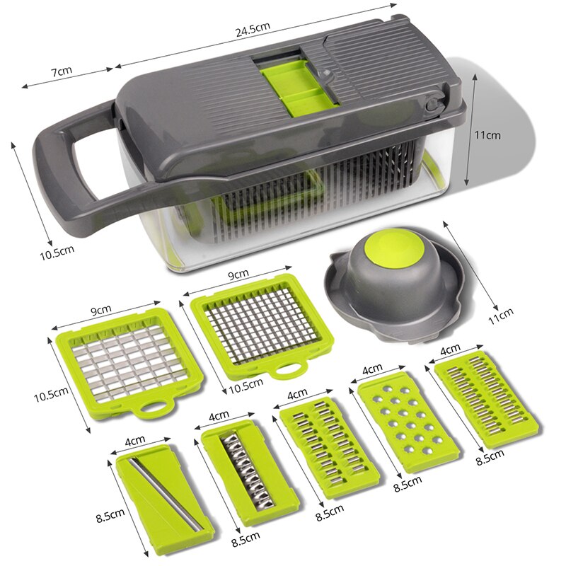 Multifunctional Vegetable Fruit Slicer Grater Cutter