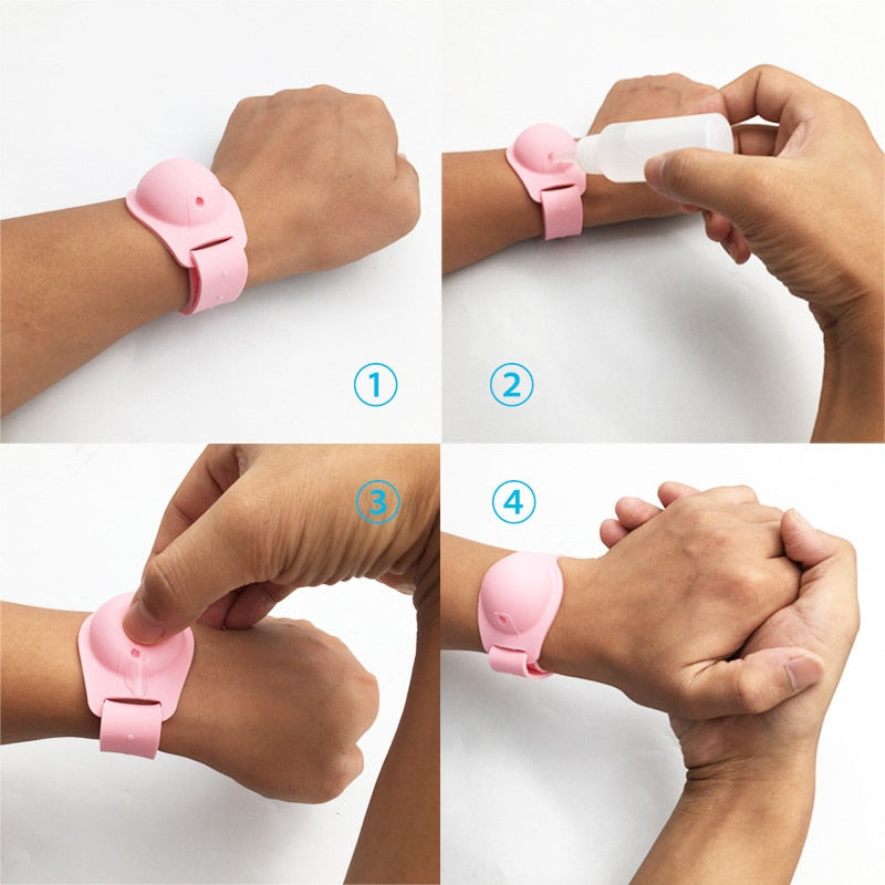 Reusable Wristbands Hand Sanitizer Bracelet