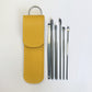 6Pcs/set Stainless Steel Spiral Ear Pick Spoon Ear Wax Removal Cleaner Ear Tool