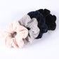 5pcs Satin Silk Scrunchies Women Elastic Rubber Hair Bands