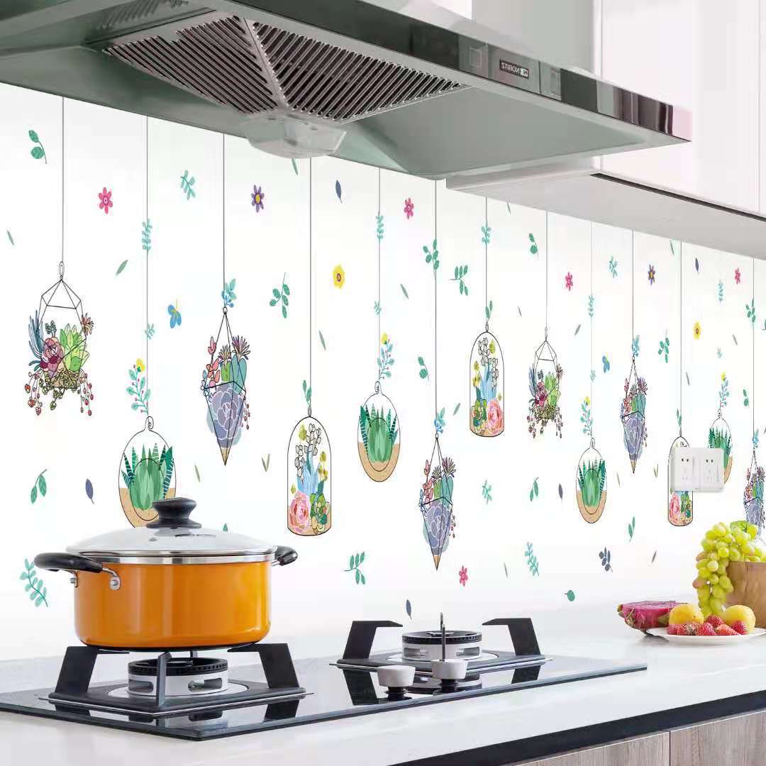 Kitchen Oil-proof Self Adhesive Wallpaper Wall Stickers