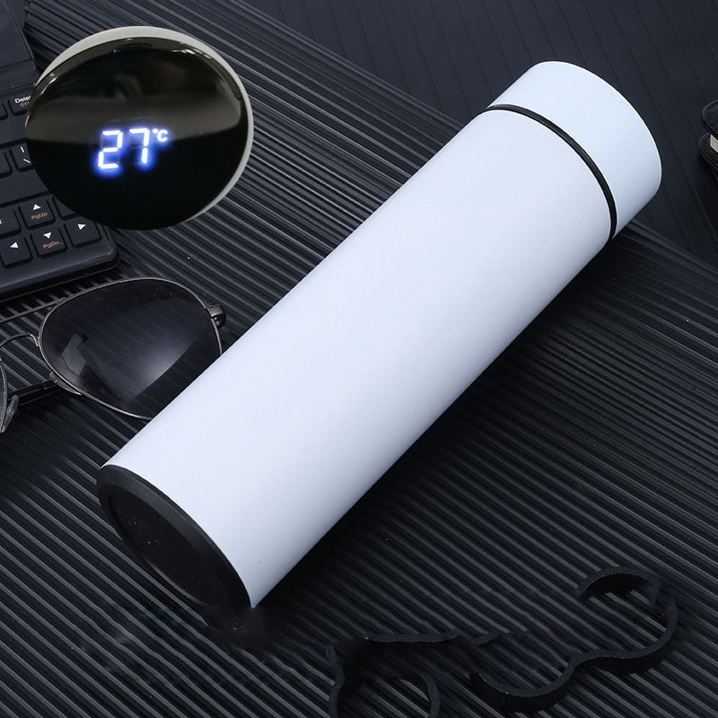 500ml Thermos Bottle Temperature Display Stainless Steel