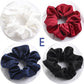 5pcs Satin Silk Scrunchies Women Elastic Rubber Hair Bands