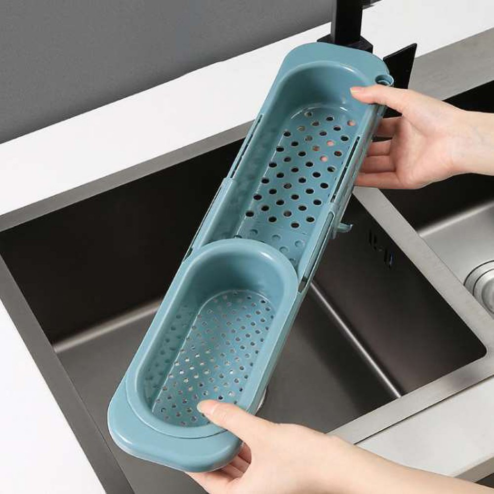 Telescopic Sink Holder Storage Drain Basket