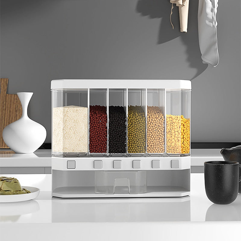 Automatic Plastic Cereal Dispenser Storage Box