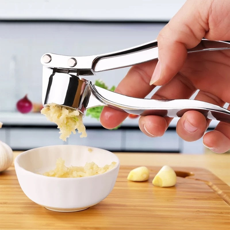 Garlic Press Crusher Vegetables Squeezer