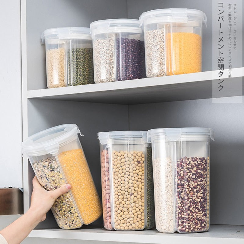 Food Storage Box Cereal Sealed Box Snacks Jar