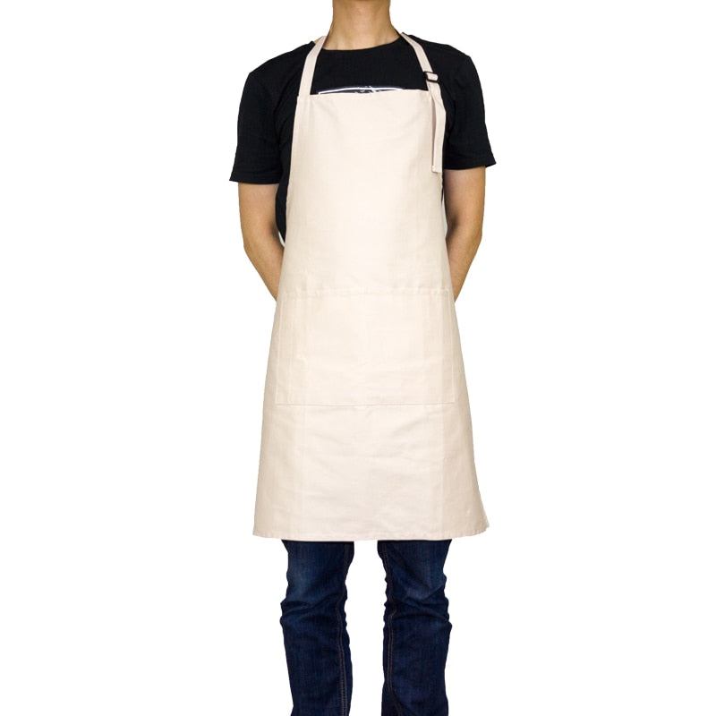 KEFEI New Lady Women White Manufacturer Cleanroom Chef Pattern Cotton Kitchen Apron Custom Pinafore