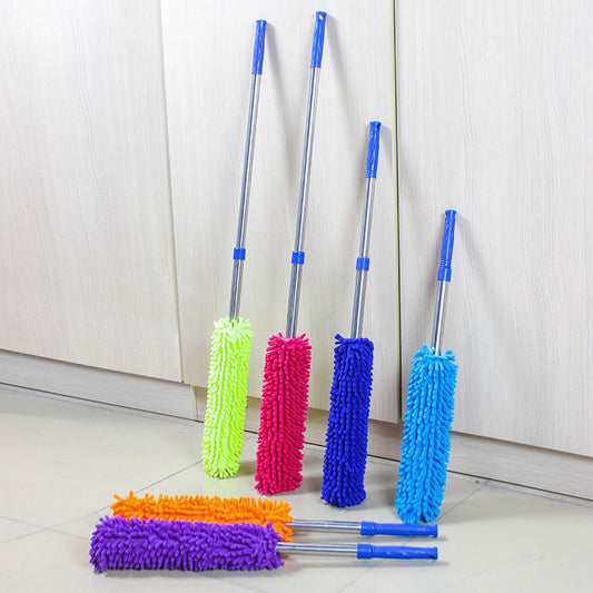 Microfiber retractable room cleaning car washing brush