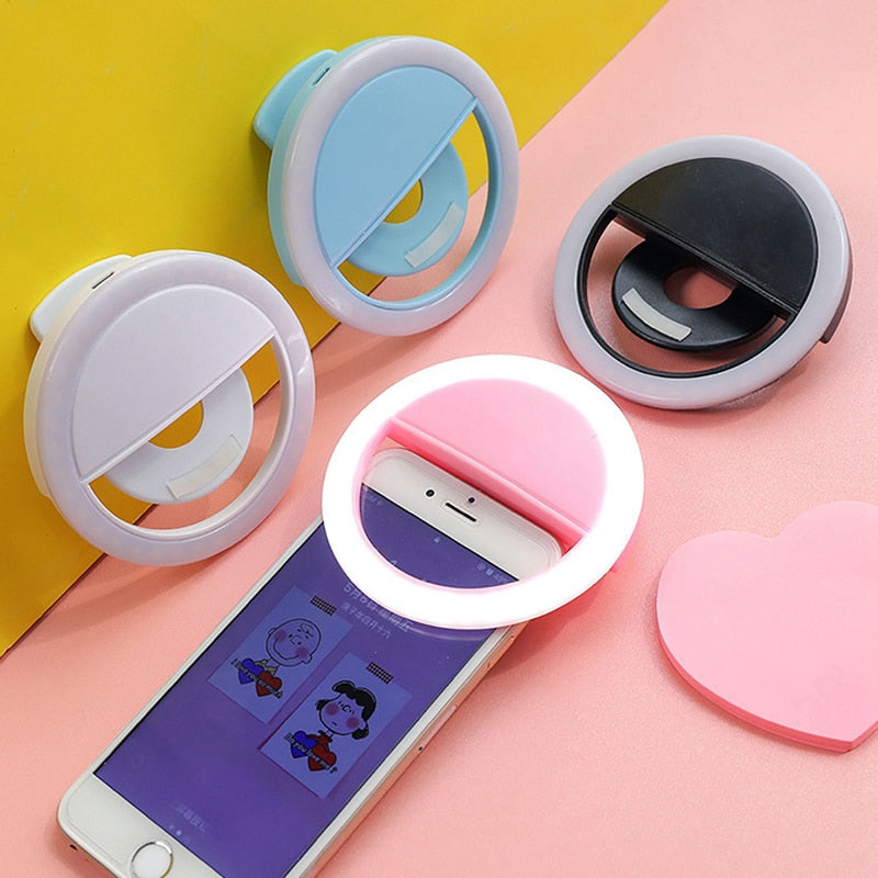 Portable Selfie Flash LED Clip-on Mobile Phone Selfie Light