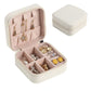 Travel Jewelry Box Organizer Mini Leather Storage Gift Case For Earring Necklace