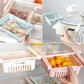 Telescopic Drawer Fridge Storage Box Slide Food Fruits Vegetables Organizer