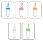 Newborn Baby Silicone Rice Cereal Paste Bottle Baby Feeding Spoon