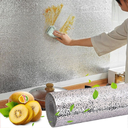 Oil-proof Waterproof Kitchen Stickers Self Adhesive Fireproof