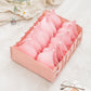 Dormitory closet organizer for socks home separated underwear storage box 7 grids jeans bra organizer foldable drawer organizer