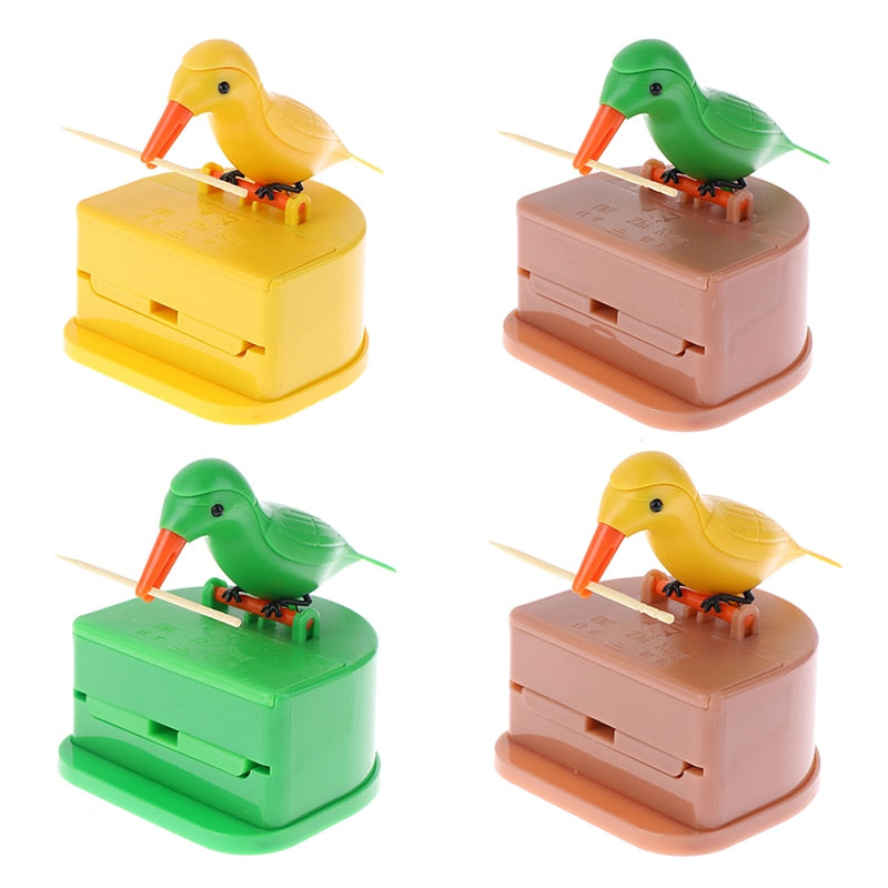 1PCS Toothpick Holder Dispenser Cute Bird Toothpick Dispenser